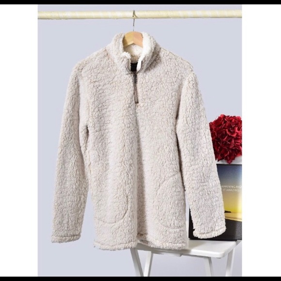 Love Tree Sweaters - *LAST ONE* Luxurious Sherpa Half ZIP Pullover